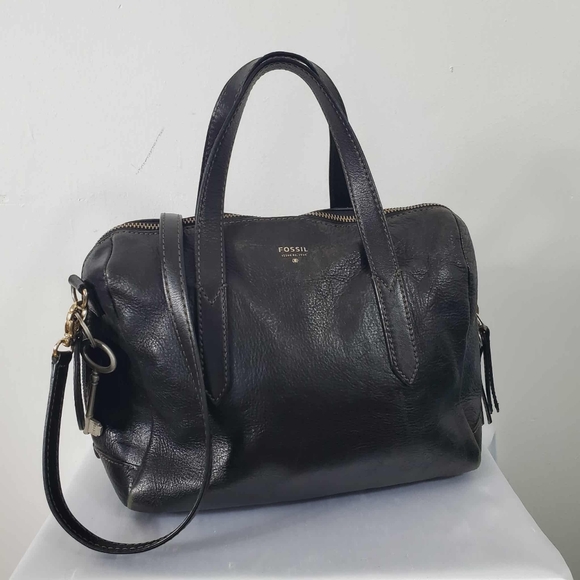 Fossil Emma Satchel Leather Handbags Crossbody - Picture 11 of 16